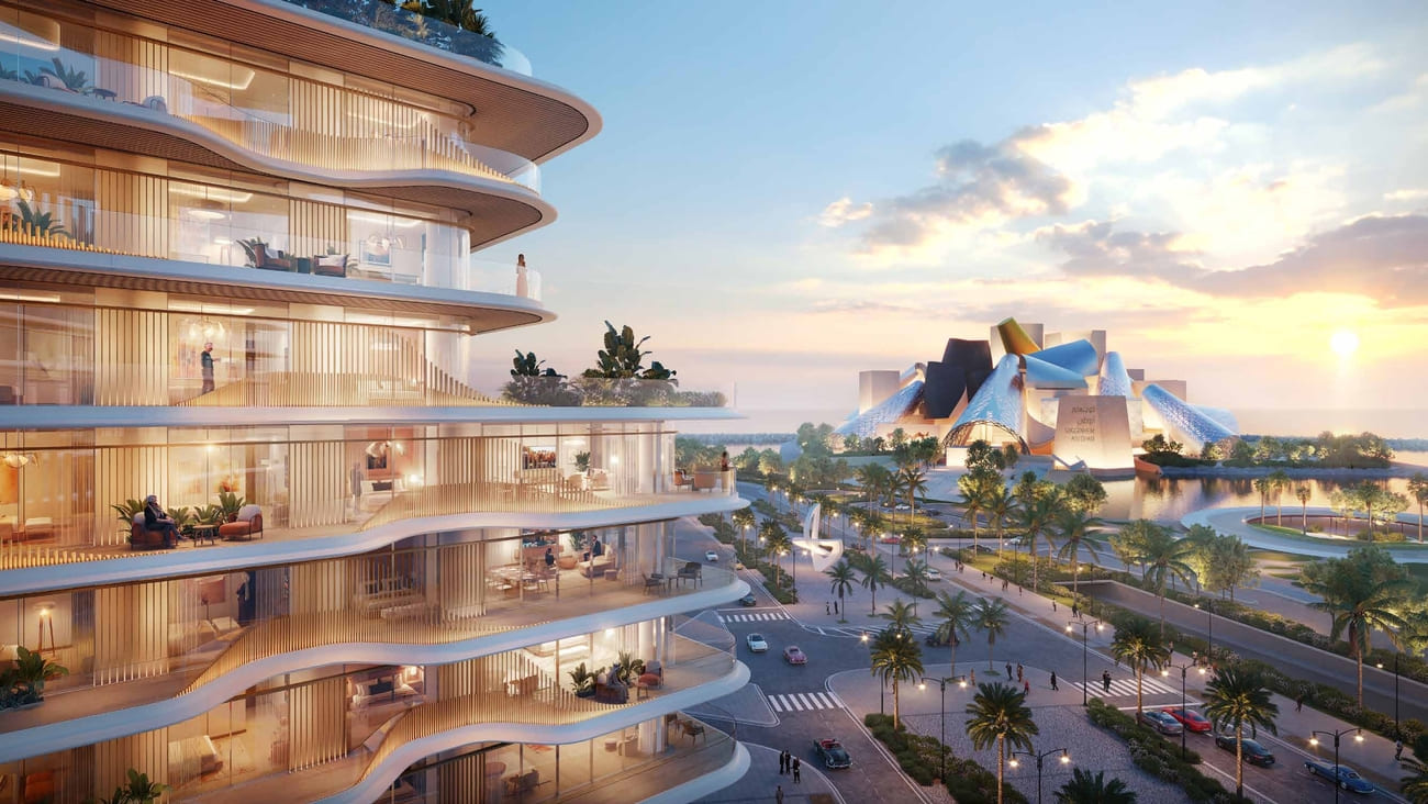 The Arthouse luxury residential facade in Abu Dhabi